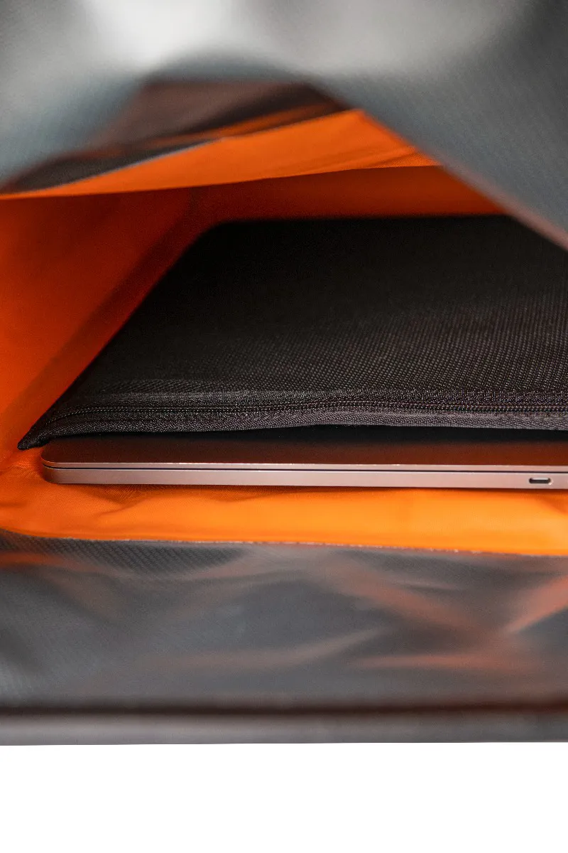 Brompton Borough Waterproof Backpack in Graphite-7